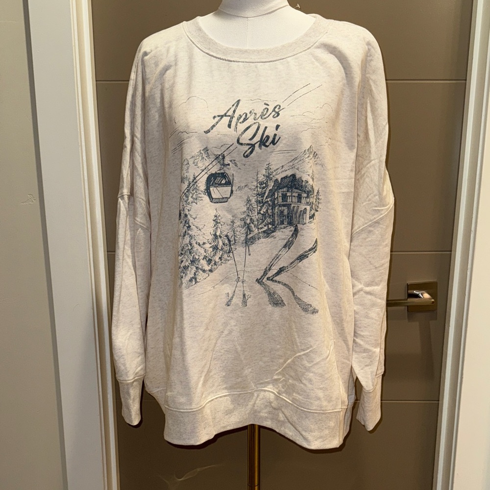 Maurices Après Ski Cream Sweater